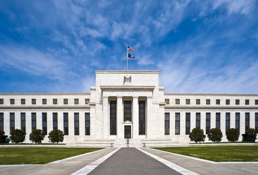 Exterior of the Marriner S. Eccles Federal Reserve Board Building in Washington, D.C.