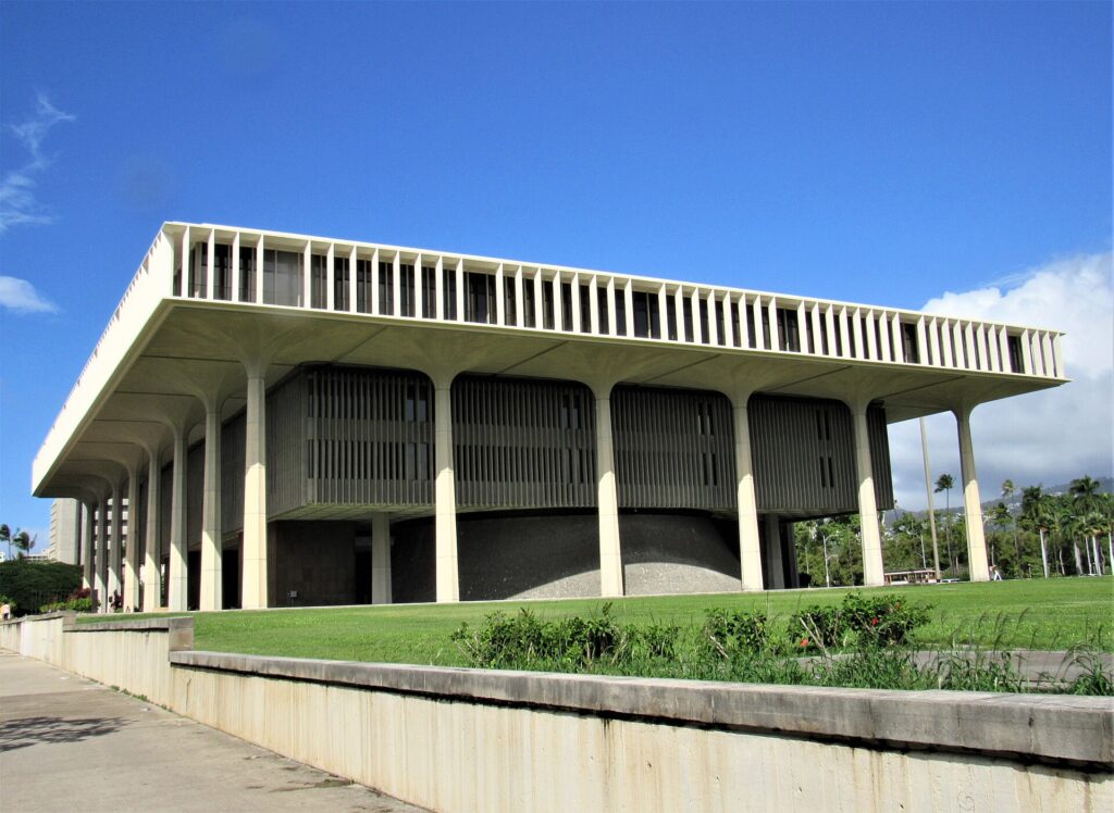 Hawaii State Capitol in Honolulu